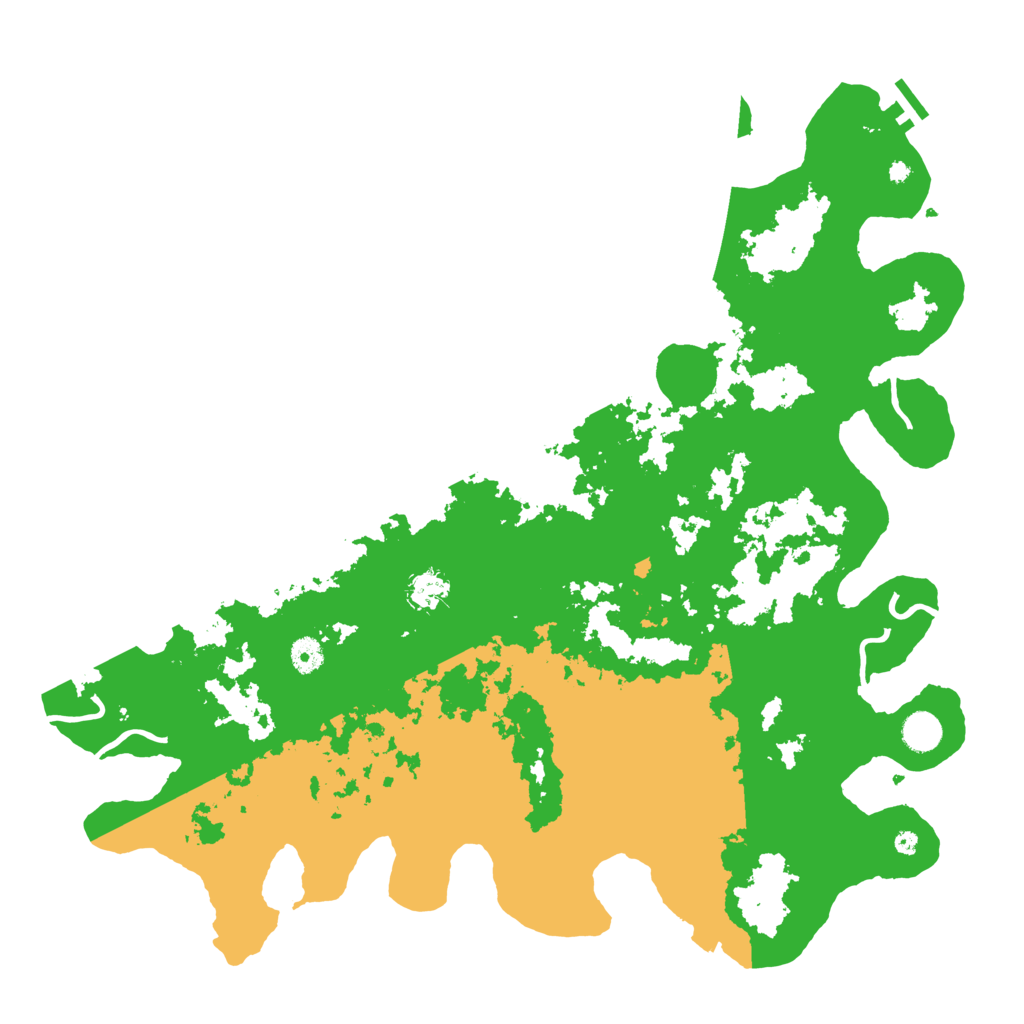 Biome Rust Map: Procedural Map, Size: 4500, Seed: 531115015