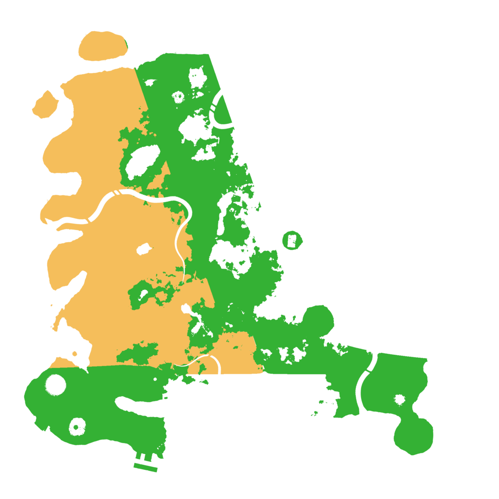 Biome Rust Map: Procedural Map, Size: 4250, Seed: 2008085572