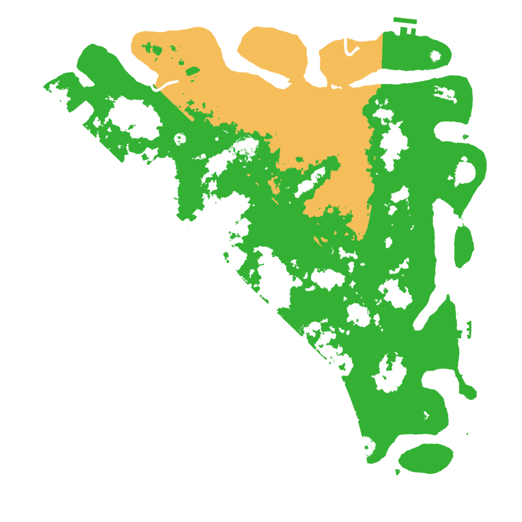 Biome Rust Map: Procedural Map, Size: 4500, Seed: 1834752841