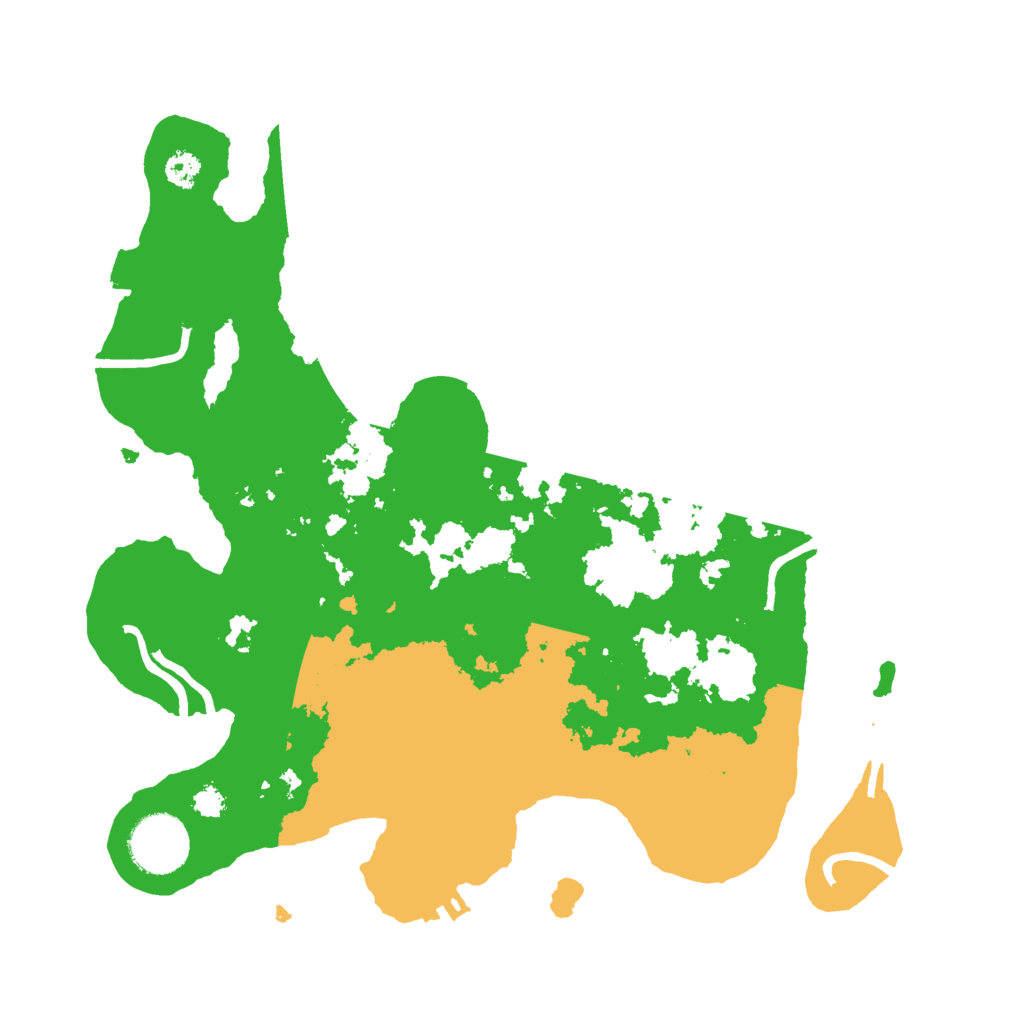 Biome Rust Map: Procedural Map, Size: 3000, Seed: 1812