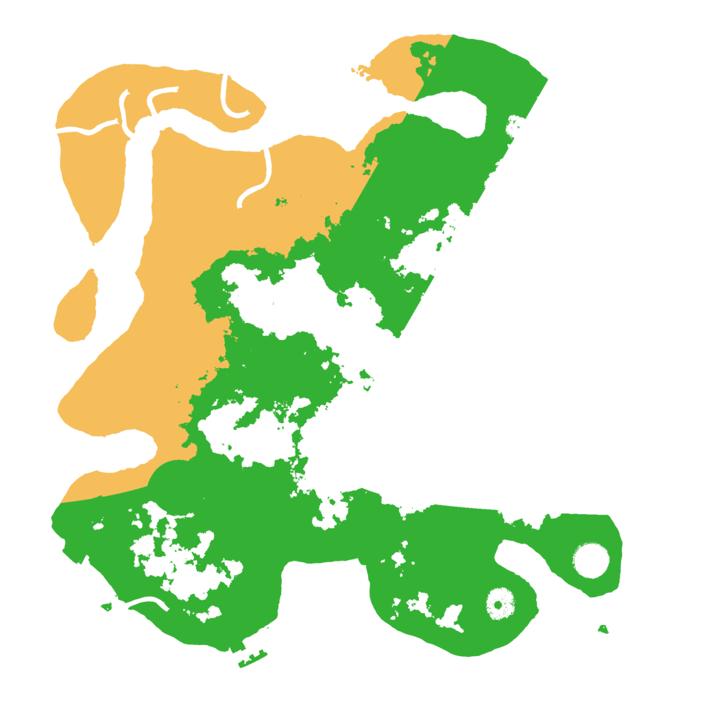Biome Rust Map: Procedural Map, Size: 3500, Seed: 998102