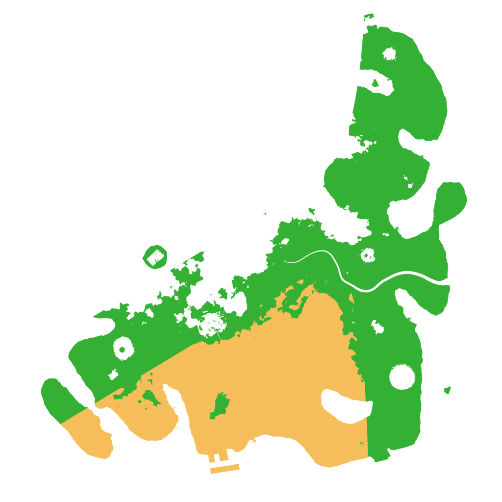 Biome Rust Map: Procedural Map, Size: 3500, Seed: 2006348953