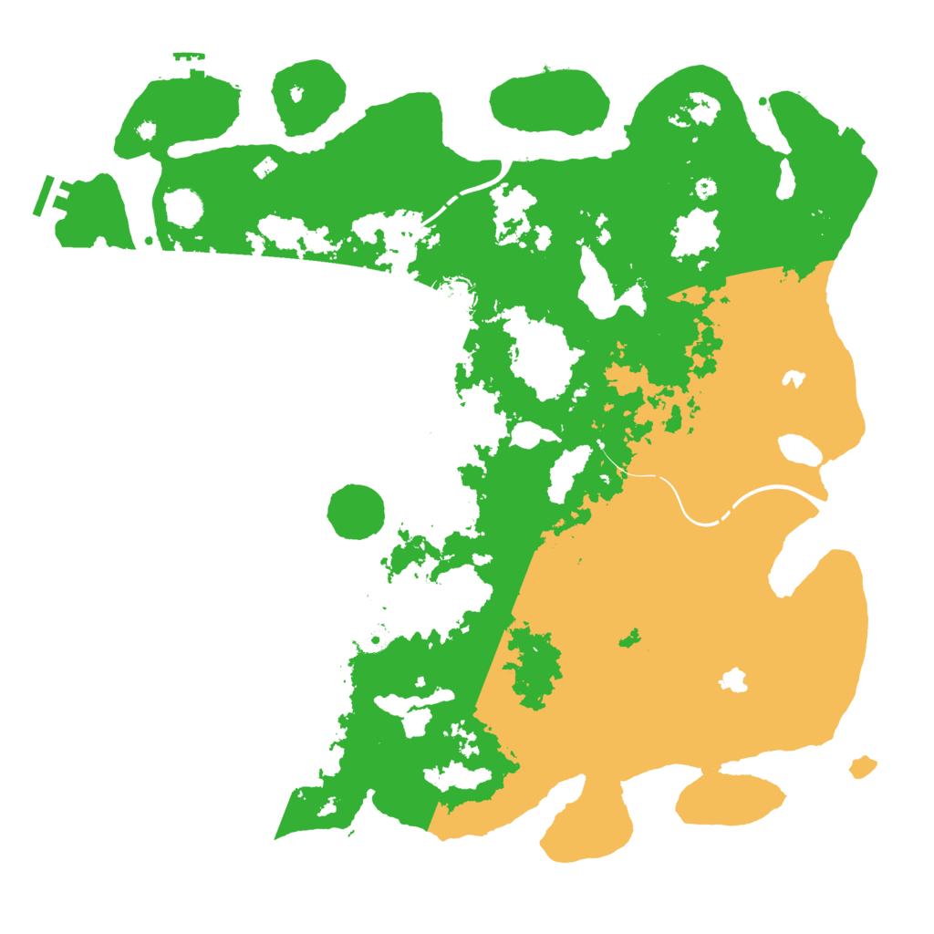 Biome Rust Map: Procedural Map, Size: 4500, Seed: 352165132