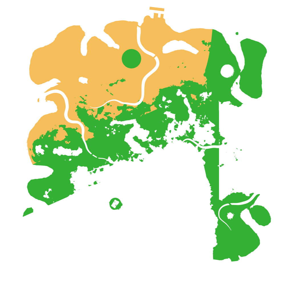 Biome Rust Map: Procedural Map, Size: 4000, Seed: 1340370934
