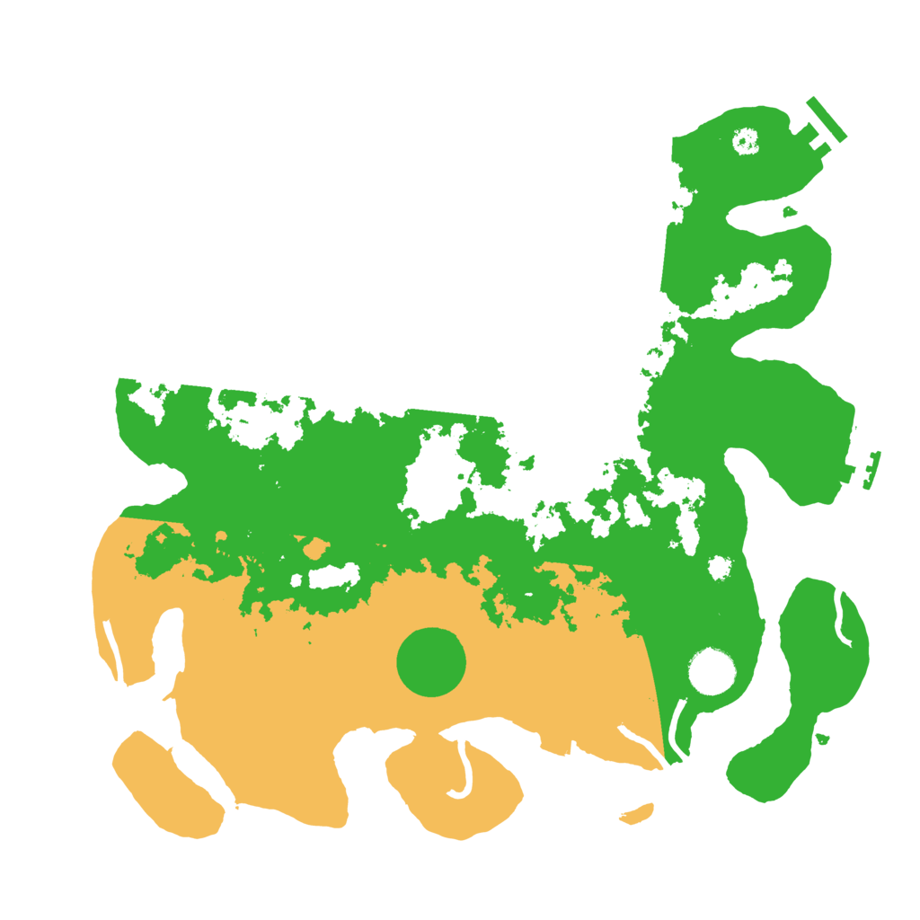 Biome Rust Map: Procedural Map, Size: 3500, Seed: 117855807