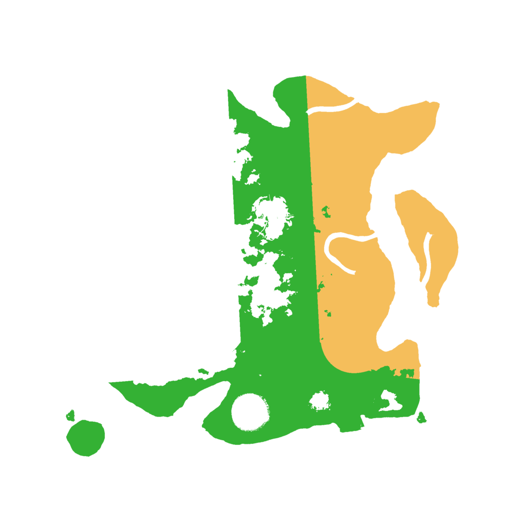 Biome Rust Map: Procedural Map, Size: 2500, Seed: 2137