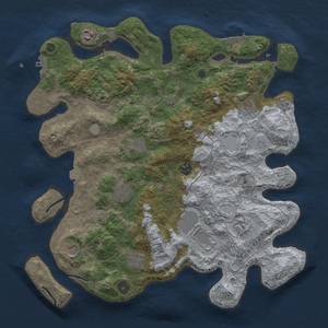 Thumbnail Rust Map: Procedural Map, Size: 4000, Seed: 204179339, 18 Monuments