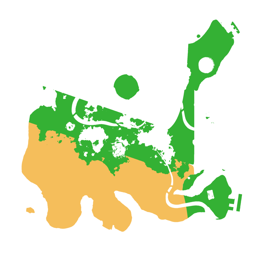 Biome Rust Map: Procedural Map, Size: 3000, Seed: 261730206