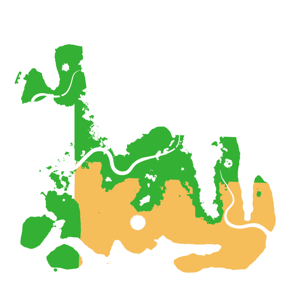 Biome Rust Map: Procedural Map, Size: 3500, Seed: 1031362637