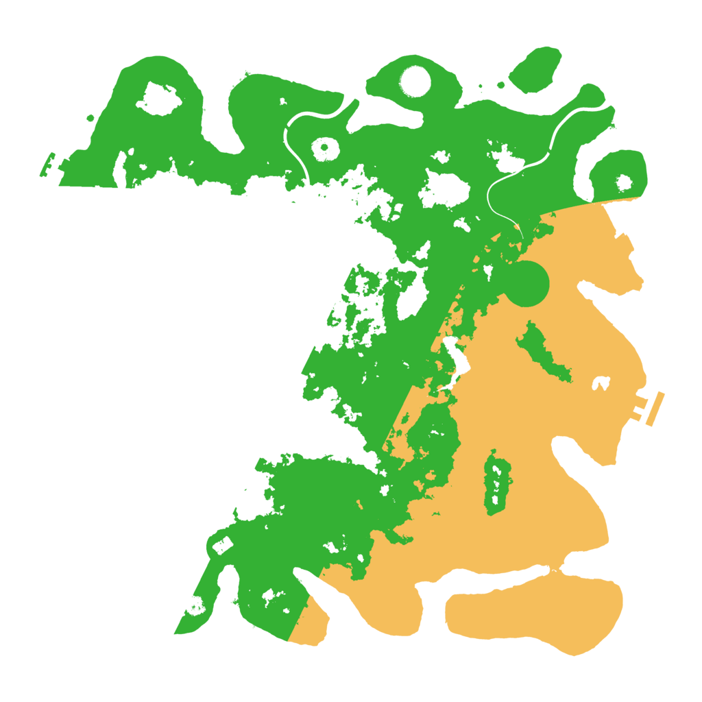 Biome Rust Map: Procedural Map, Size: 4000, Seed: 3125