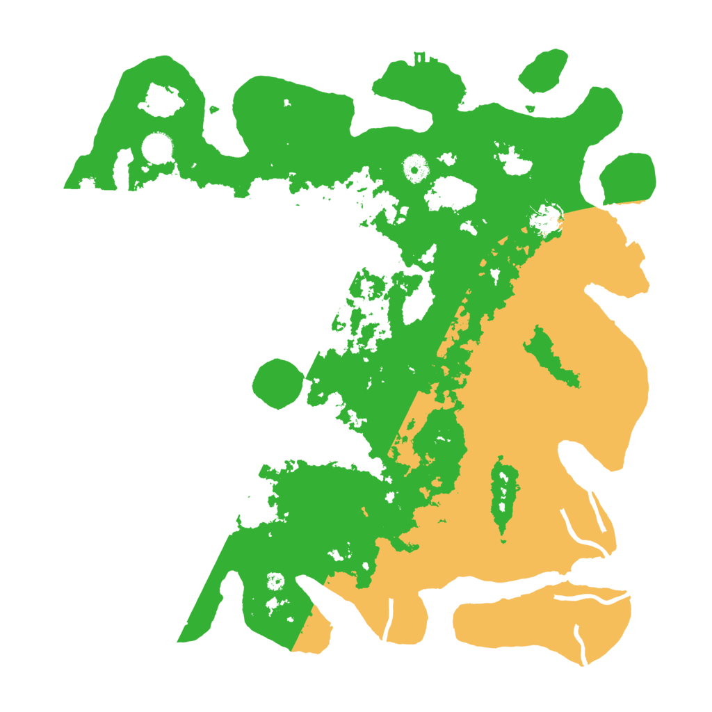 Biome Rust Map: Procedural Map, Size: 4000, Seed: 3125