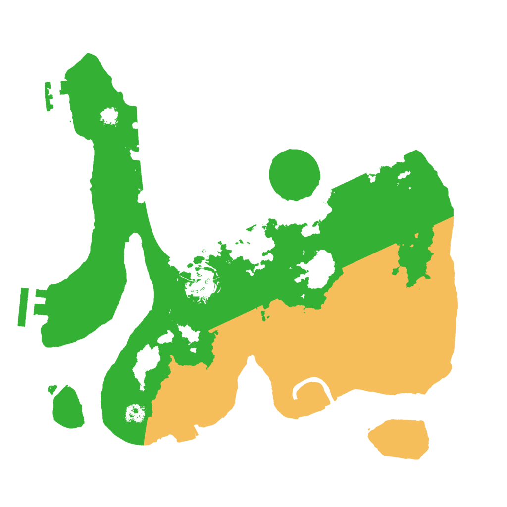 Biome Rust Map: Procedural Map, Size: 2650, Seed: 6504985