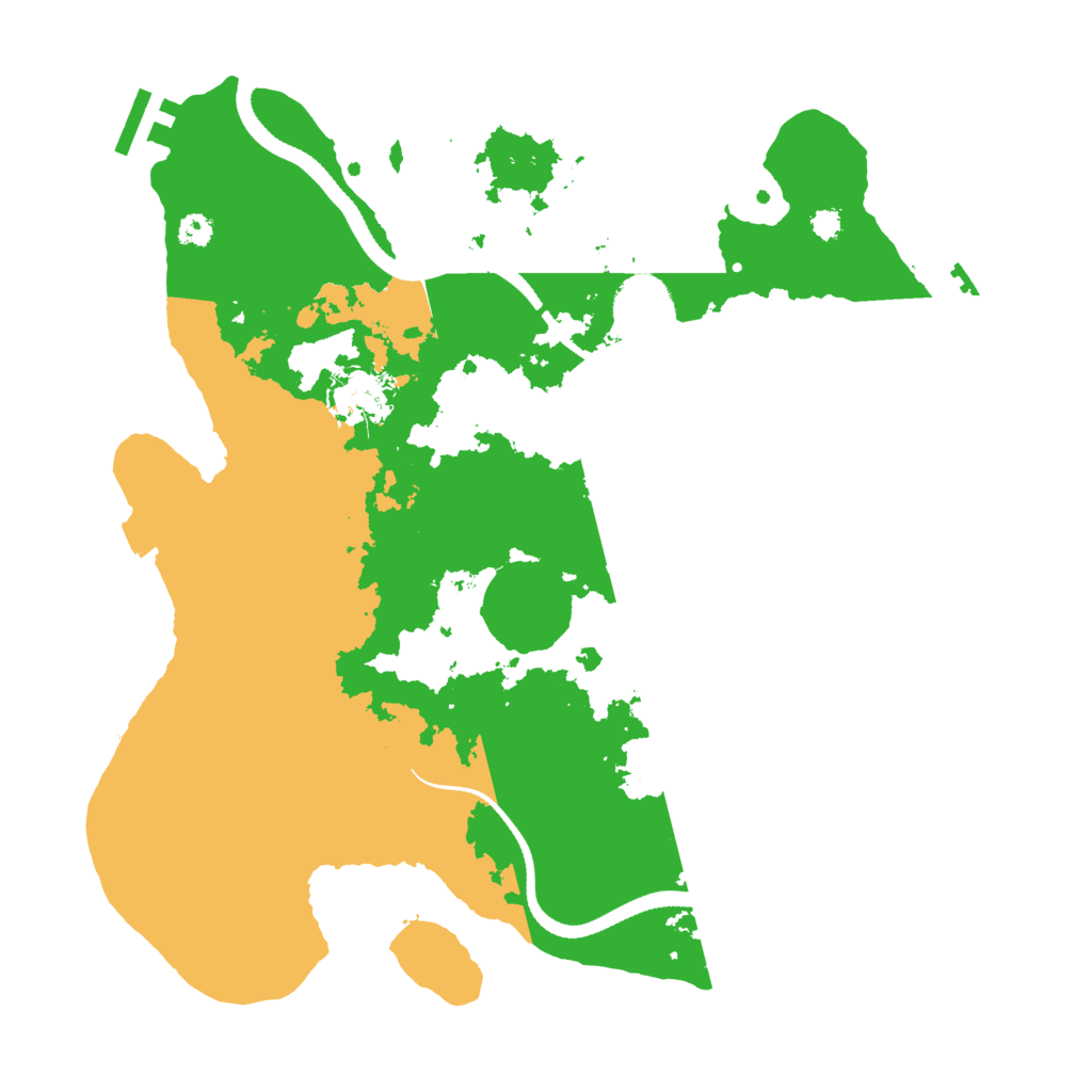 Biome Rust Map: Procedural Map, Size: 3250, Seed: 674631557