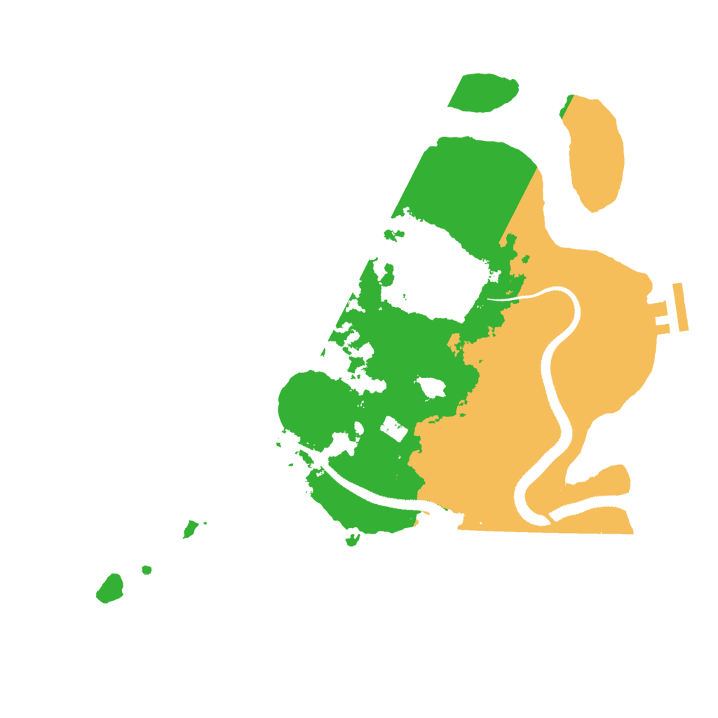 Biome Rust Map: Procedural Map, Size: 3000, Seed: 6240783