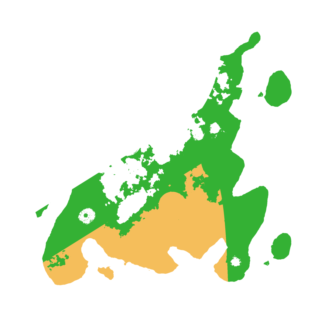 Biome Rust Map: Procedural Map, Size: 3000, Seed: 164264241