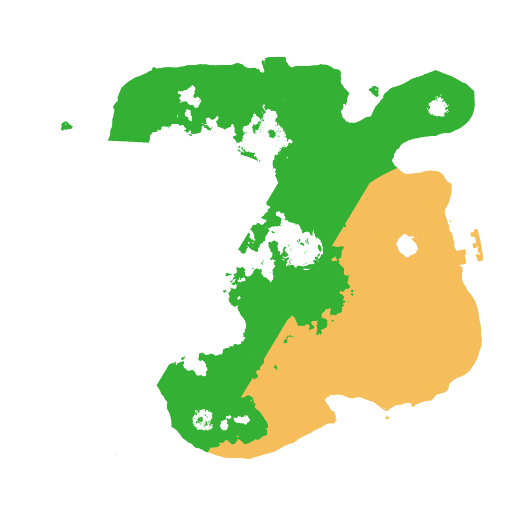 Biome Rust Map: Procedural Map, Size: 2500, Seed: 1730599023