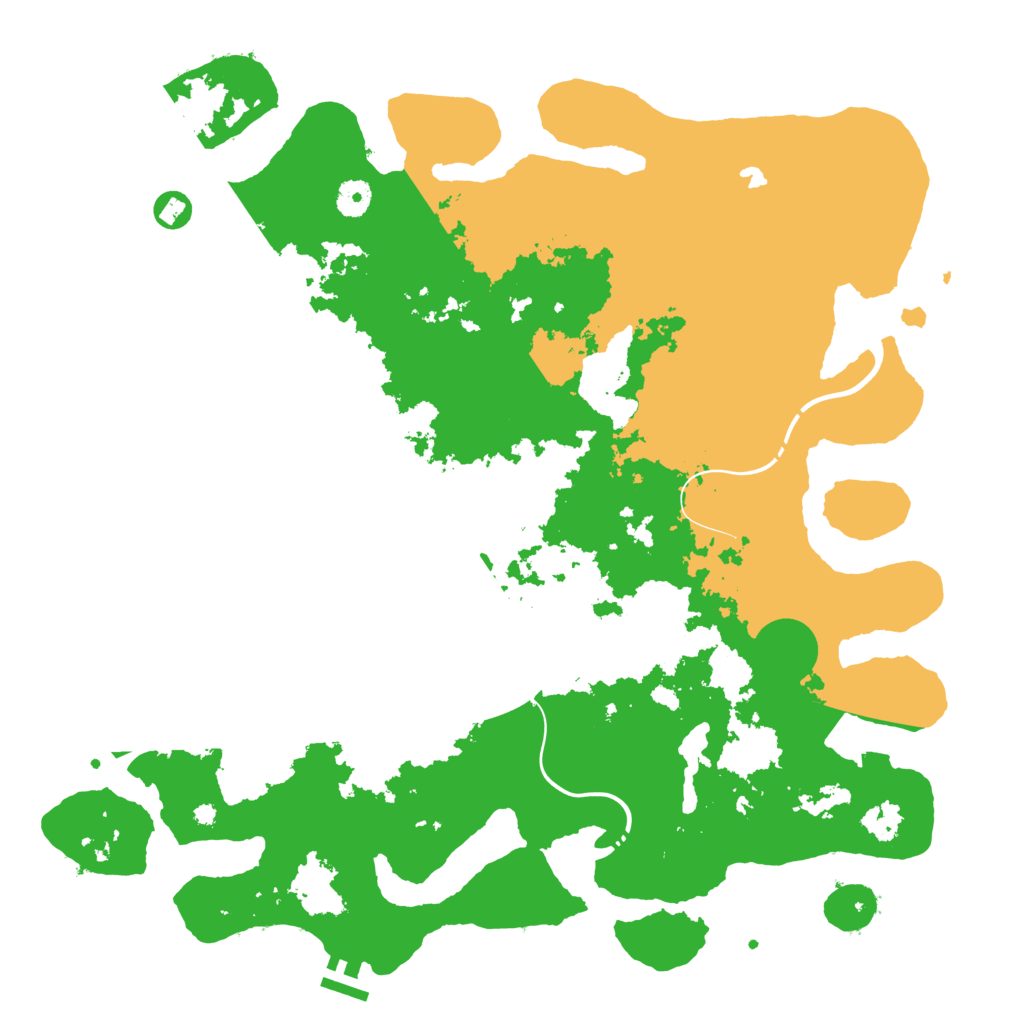 Biome Rust Map: Procedural Map, Size: 4257, Seed: 73646714