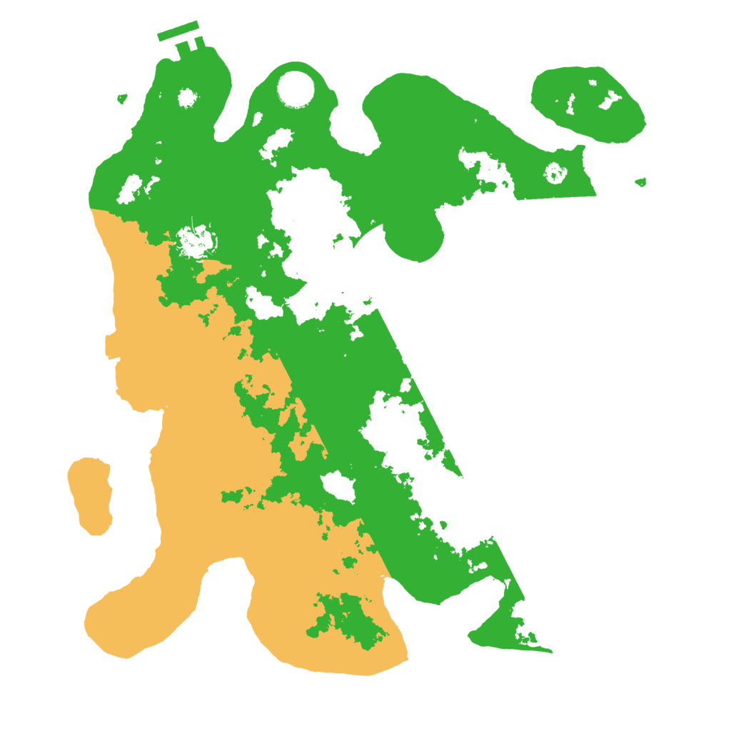 Biome Rust Map: Procedural Map, Size: 3500, Seed: 1736961481