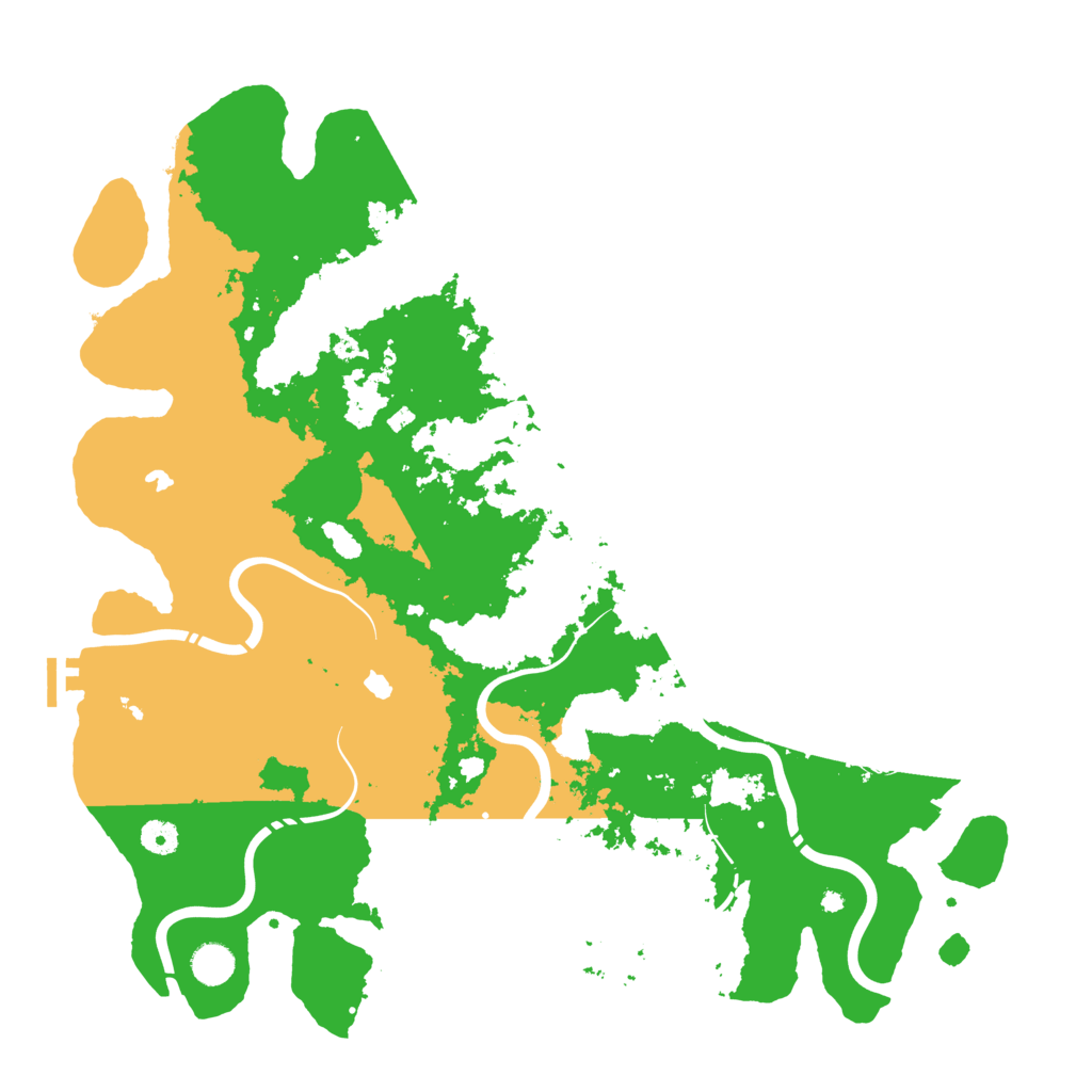 Biome Rust Map: Procedural Map, Size: 4500, Seed: 934798885