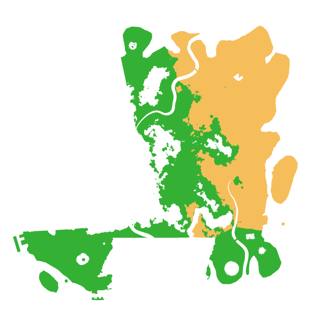Biome Rust Map: Procedural Map, Size: 4000, Seed: 1092649501