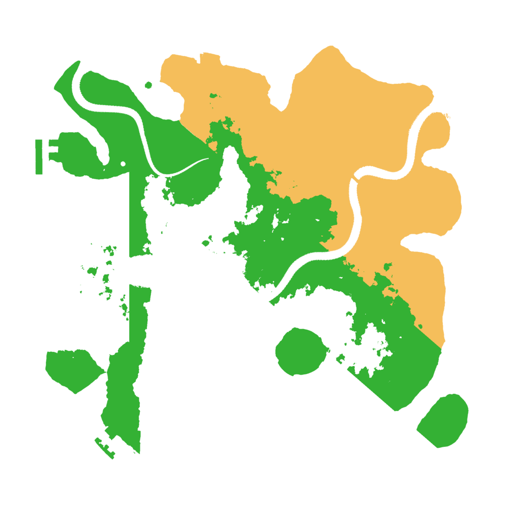 Biome Rust Map: Procedural Map, Size: 3000, Seed: 1298642348