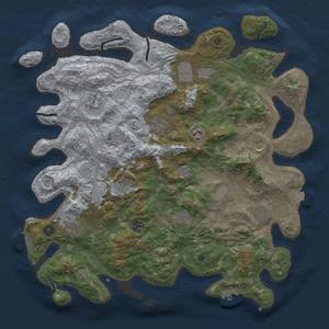 Thumbnail Rust Map: Procedural Map, Size: 4250, Seed: 7811132, 19 Monuments