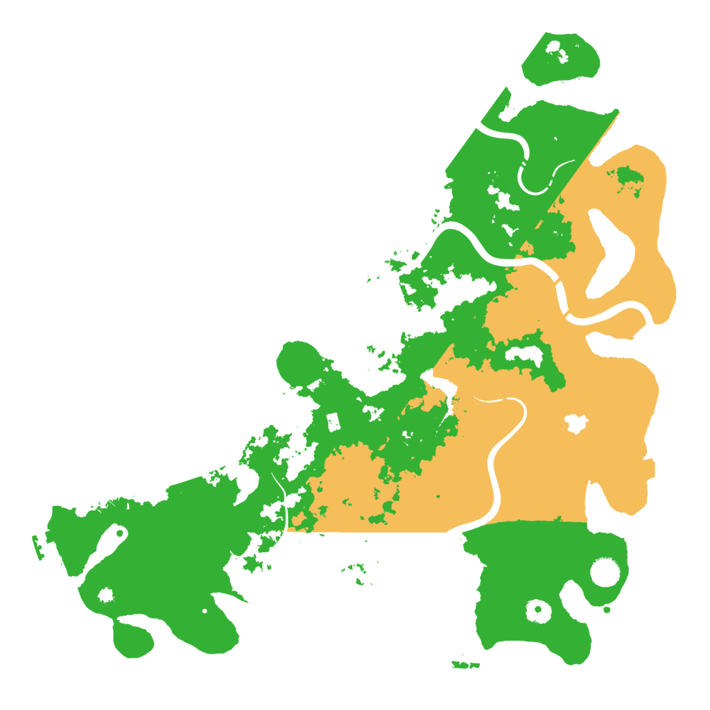 Biome Rust Map: Procedural Map, Size: 4250, Seed: 7811132