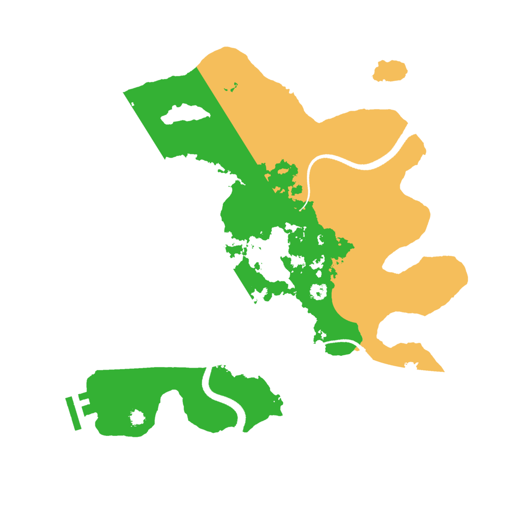 Biome Rust Map: Procedural Map, Size: 3000, Seed: 1309361319