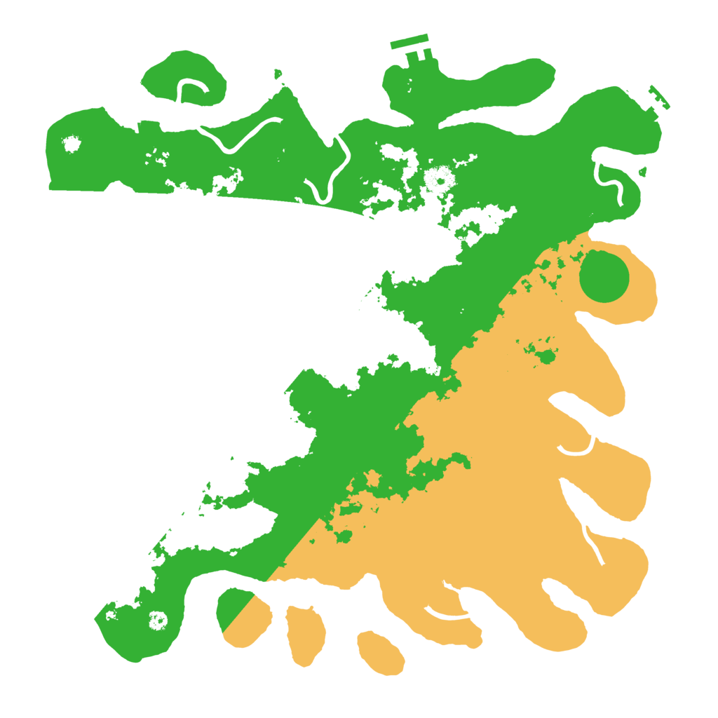 Biome Rust Map: Procedural Map, Size: 3800, Seed: 3419263