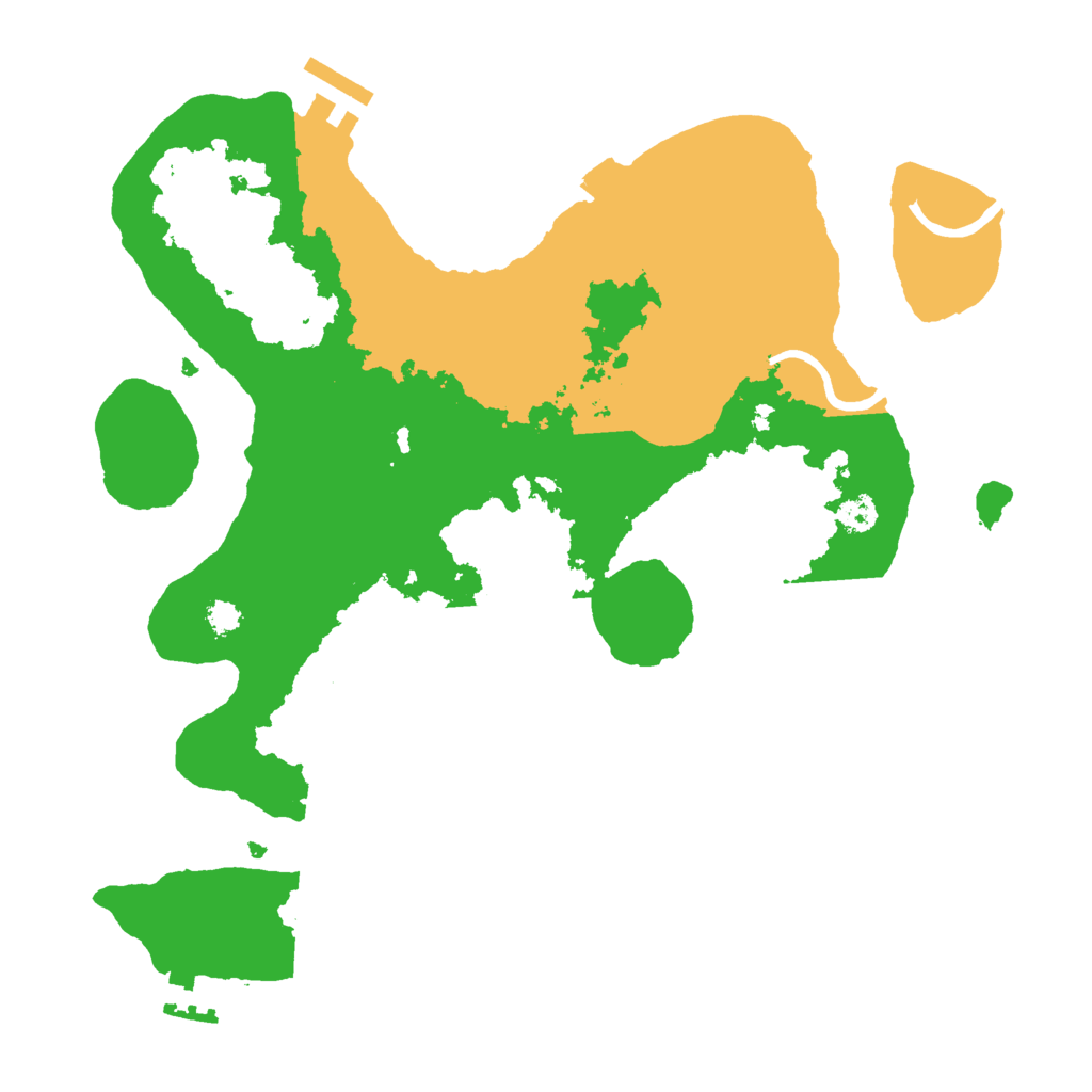 Biome Rust Map: Procedural Map, Size: 3000, Seed: 1442241077