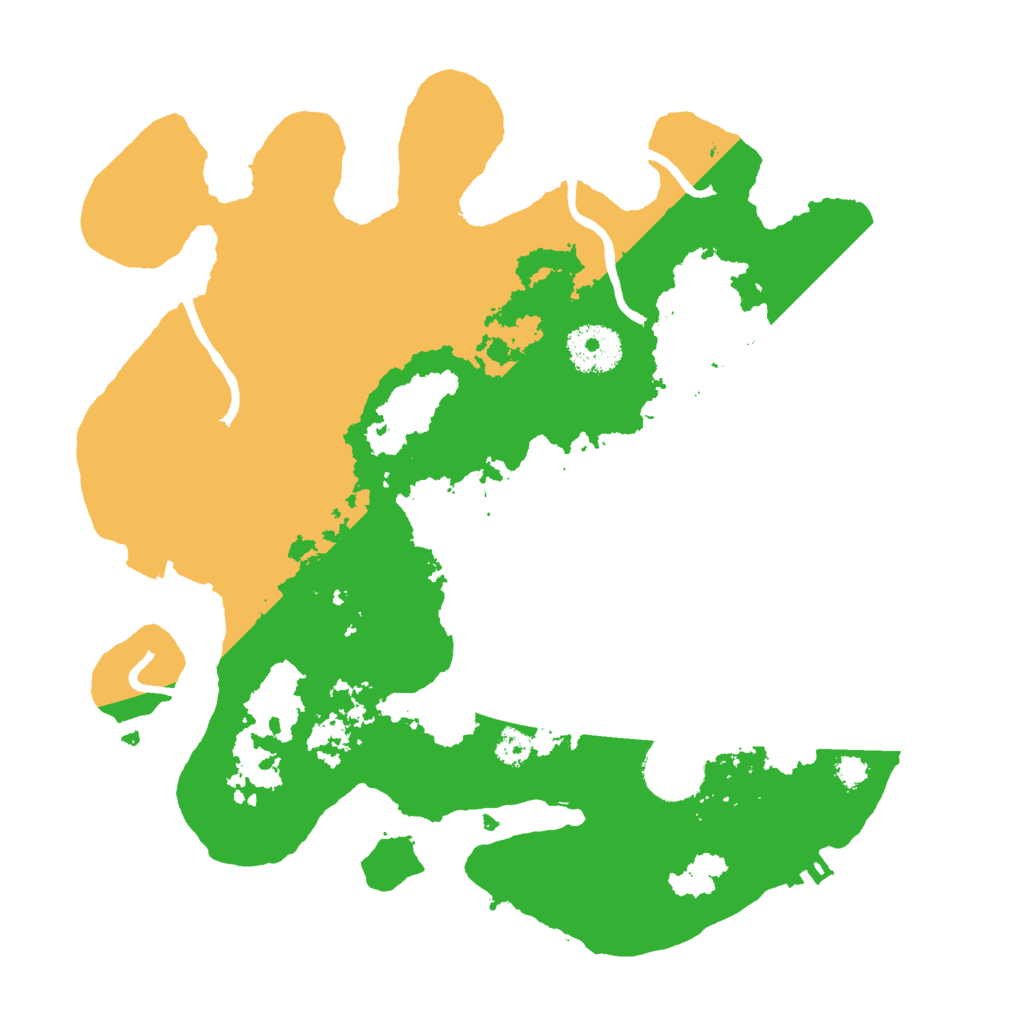 Biome Rust Map: Procedural Map, Size: 3000, Seed: 783848196