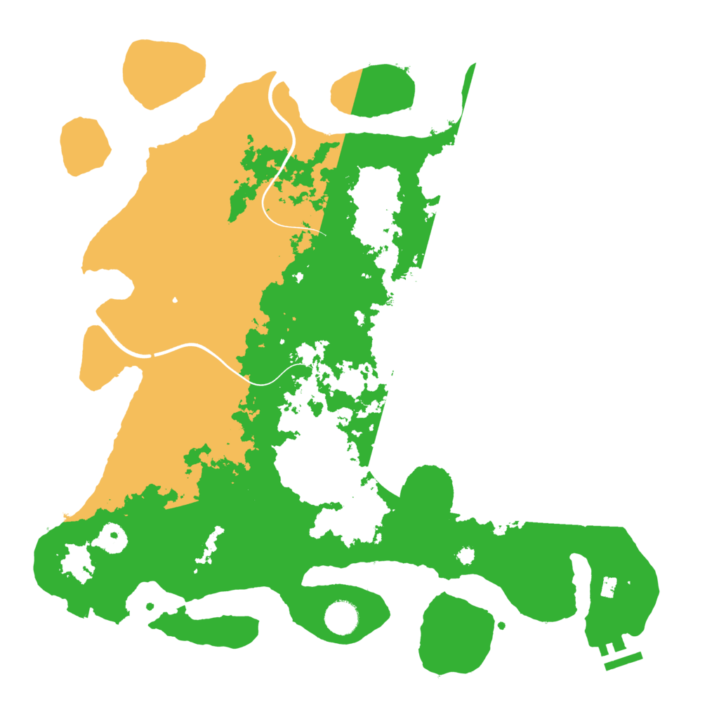 Biome Rust Map: Procedural Map, Size: 3750, Seed: 334721545