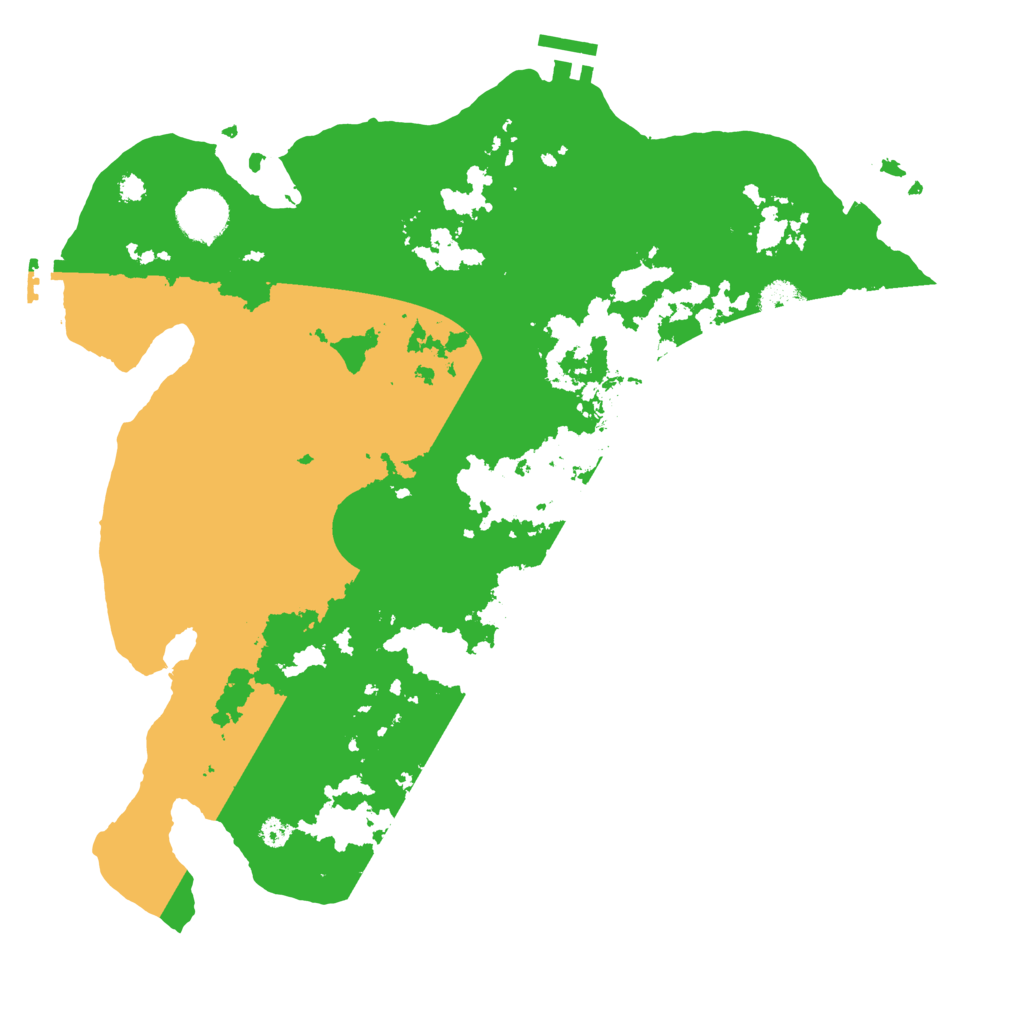 Biome Rust Map: Procedural Map, Size: 3500, Seed: 815608008