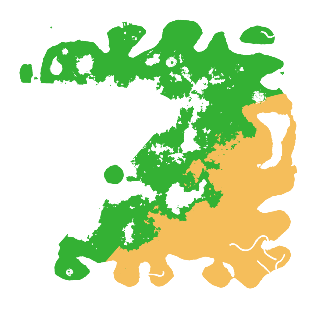 Biome Rust Map: Procedural Map, Size: 4500, Seed: 1264484948