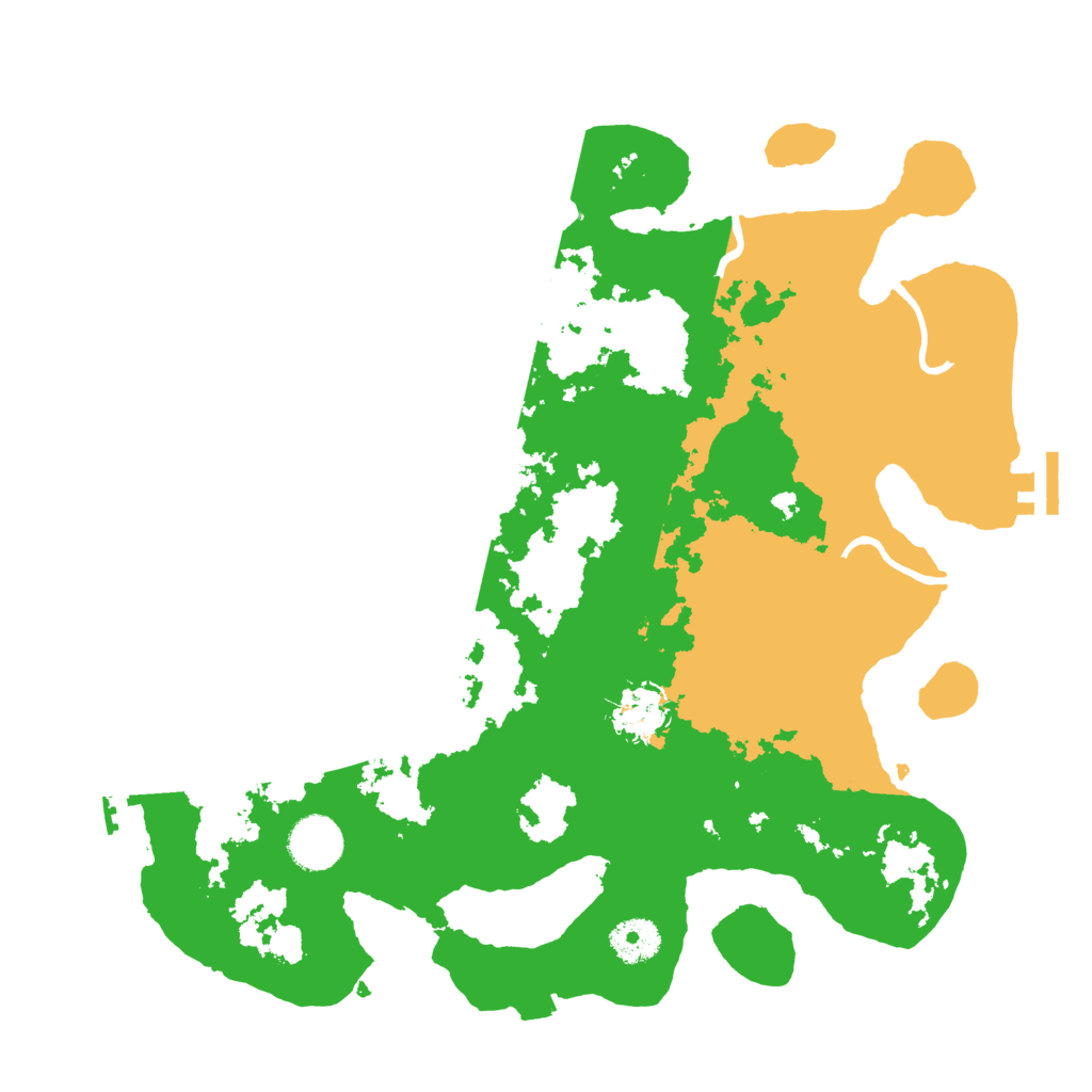 Biome Rust Map: Procedural Map, Size: 3500, Seed: 315231365