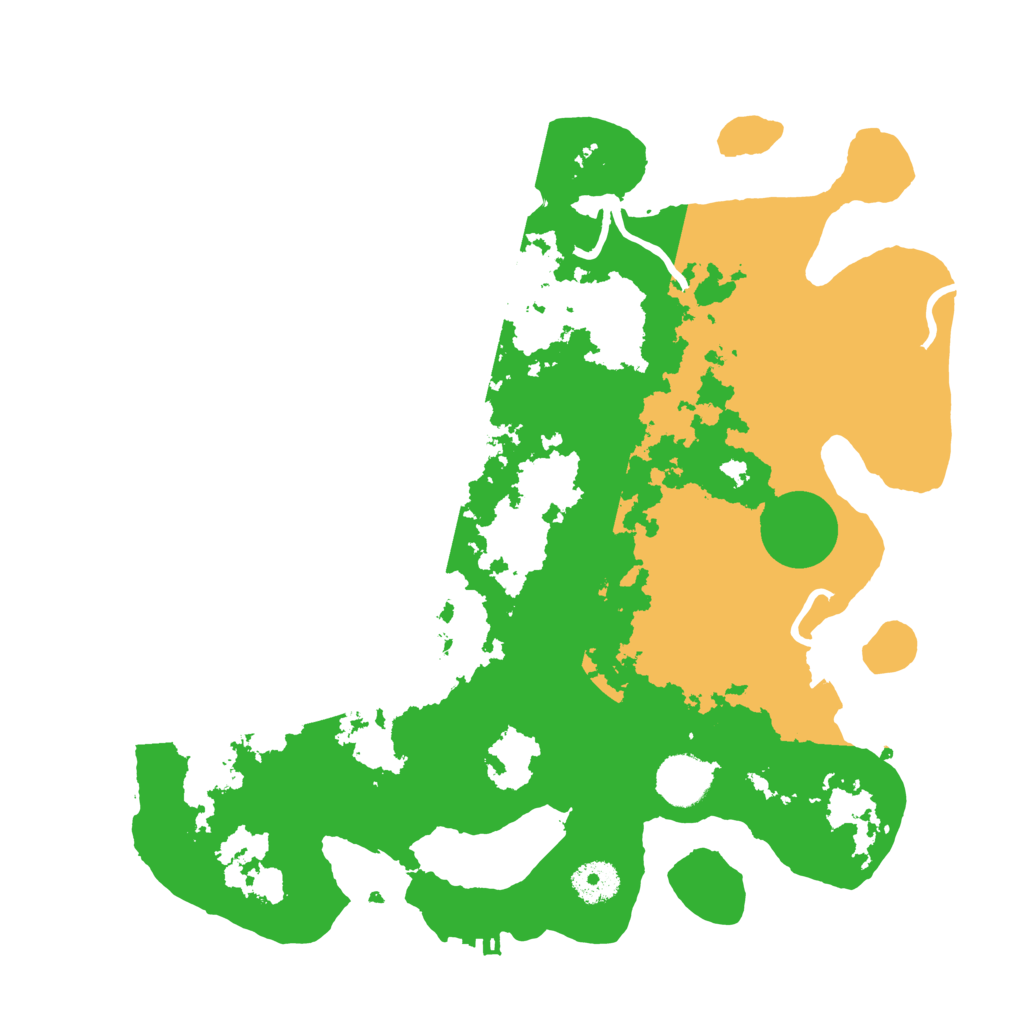 Biome Rust Map: Procedural Map, Size: 3500, Seed: 315231365