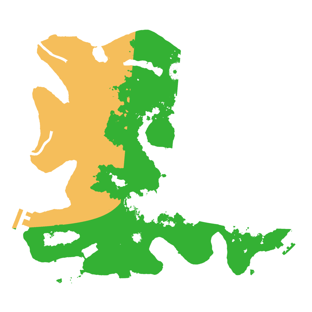 Biome Rust Map: Procedural Map, Size: 3000, Seed: 10722