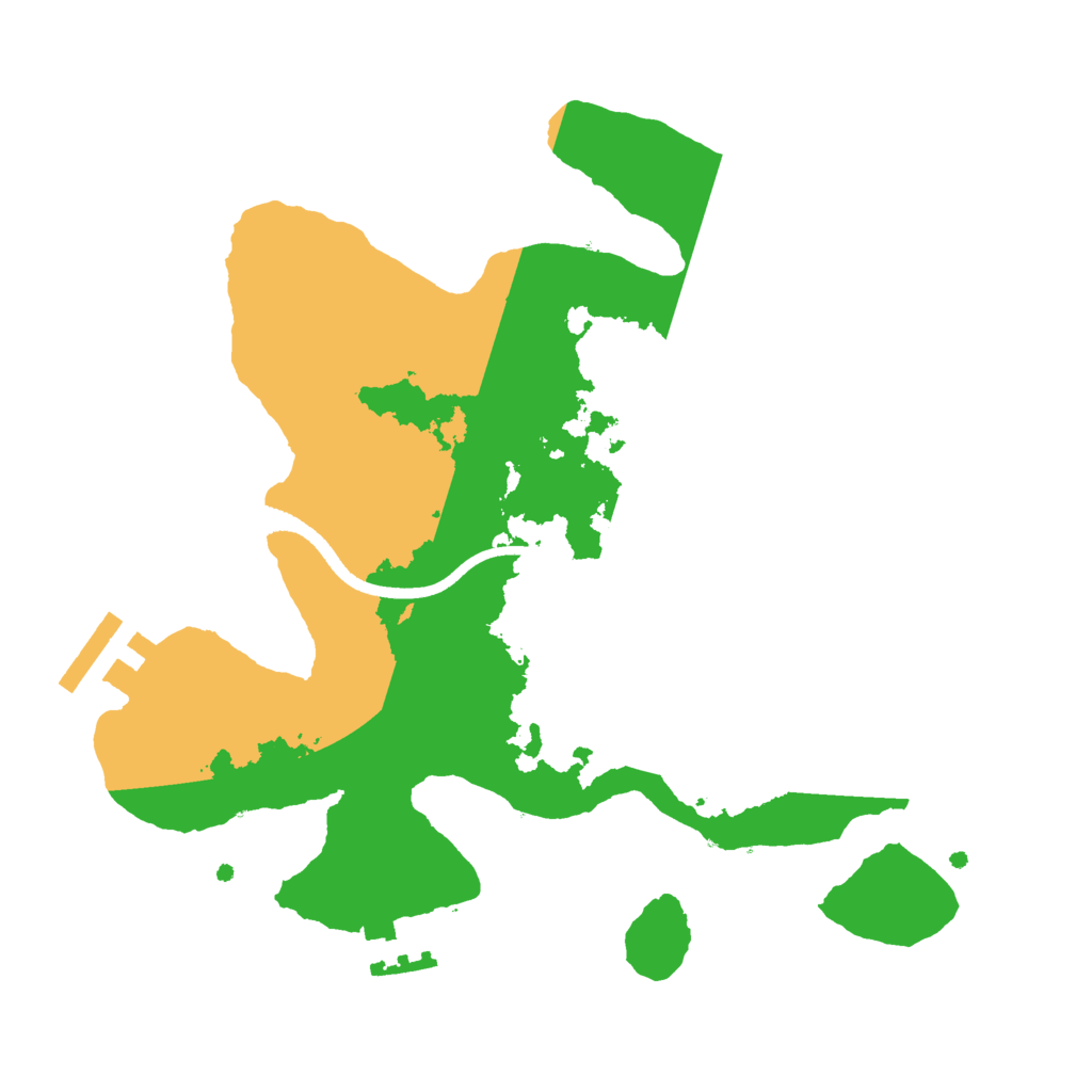 Biome Rust Map: Procedural Map, Size: 2500, Seed: 771078619