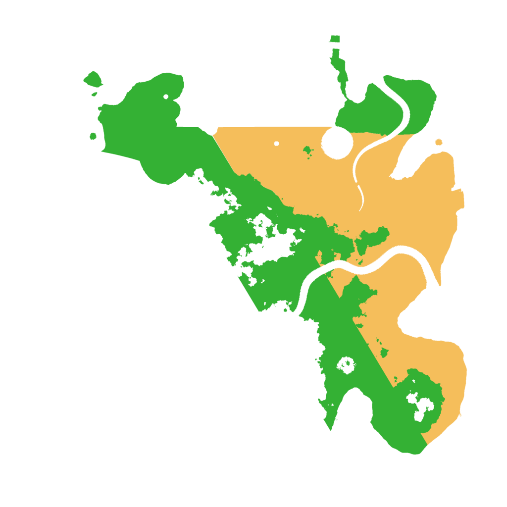 Biome Rust Map: Procedural Map, Size: 3000, Seed: 2110547468