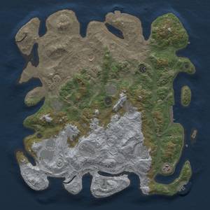 Thumbnail Rust Map: Procedural Map, Size: 4250, Seed: 1682185842, 18 Monuments