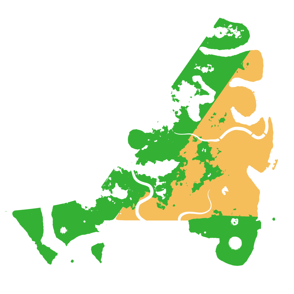 Biome Rust Map: Procedural Map, Size: 4000, Seed: 20991
