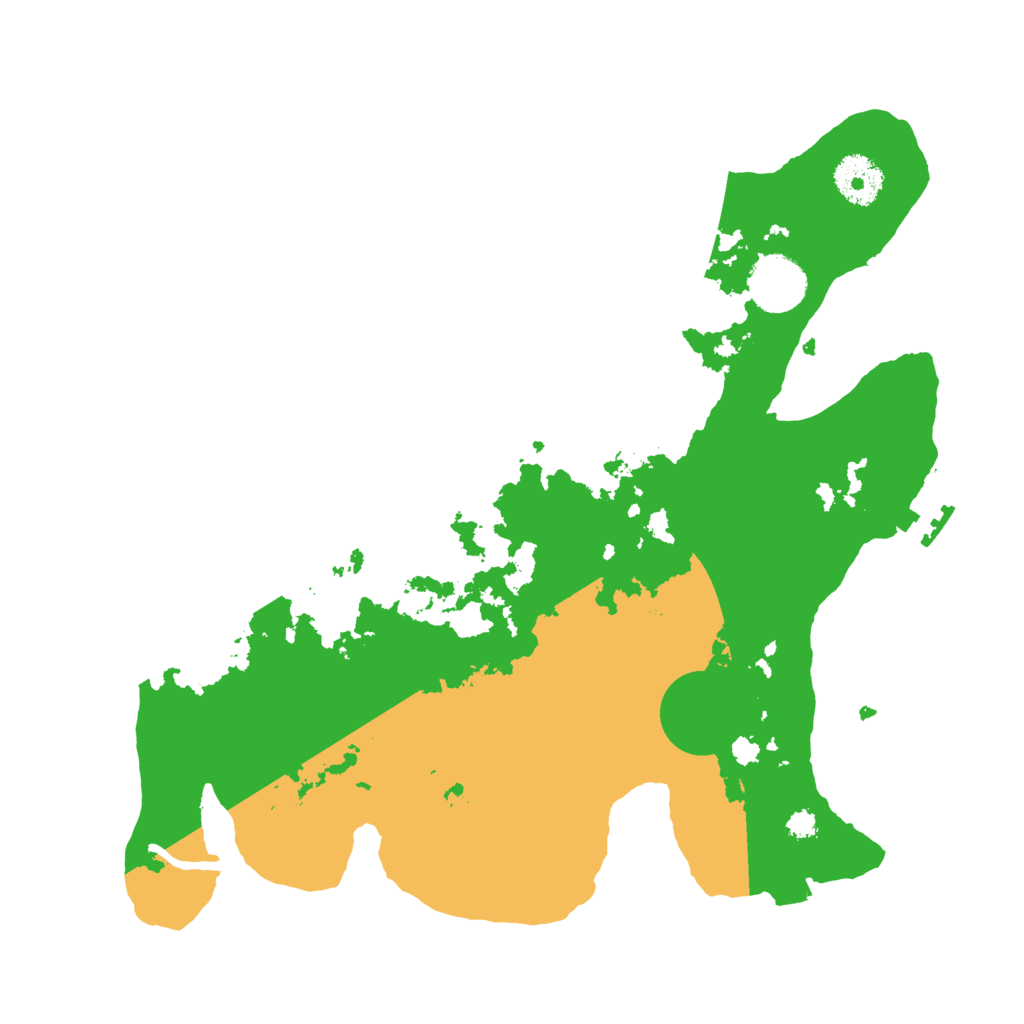 Biome Rust Map: Procedural Map, Size: 3200, Seed: 87689879