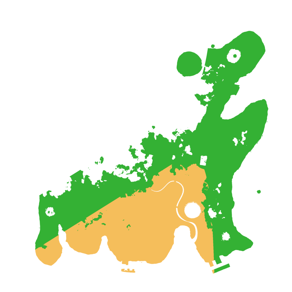 Biome Rust Map: Procedural Map, Size: 3200, Seed: 87689879