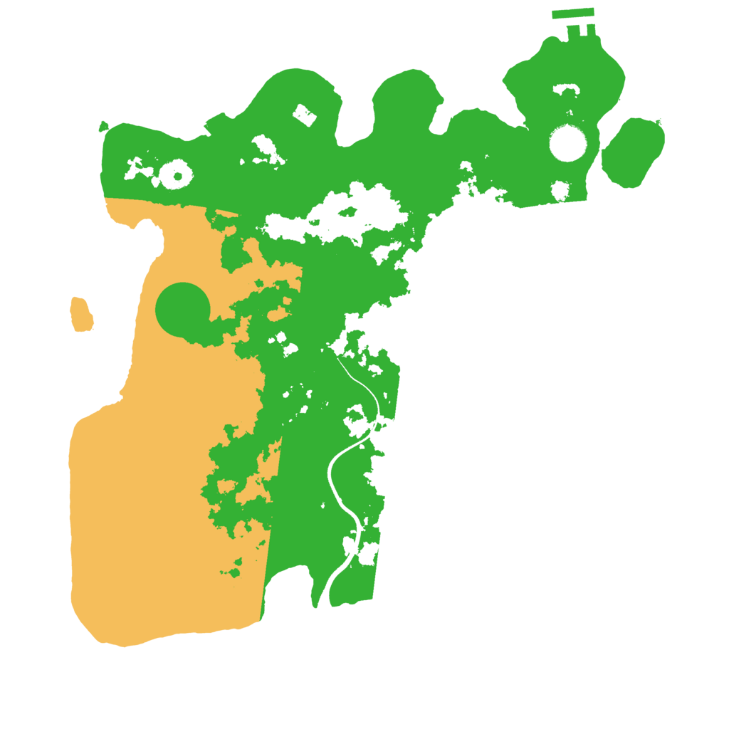 Biome Rust Map: Procedural Map, Size: 3500, Seed: 2094341183