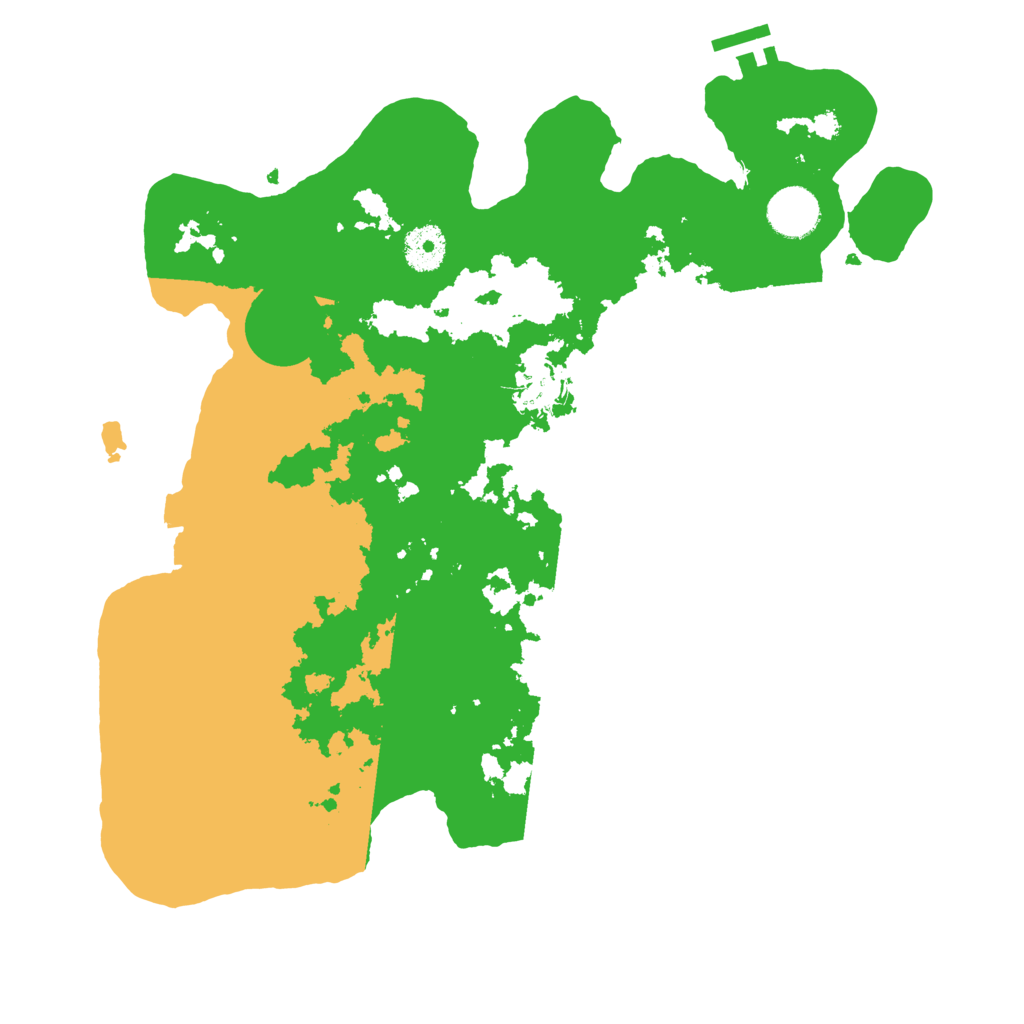 Biome Rust Map: Procedural Map, Size: 3500, Seed: 2094341183