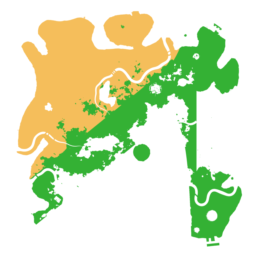 Biome Rust Map: Procedural Map, Size: 4250, Seed: 193238236