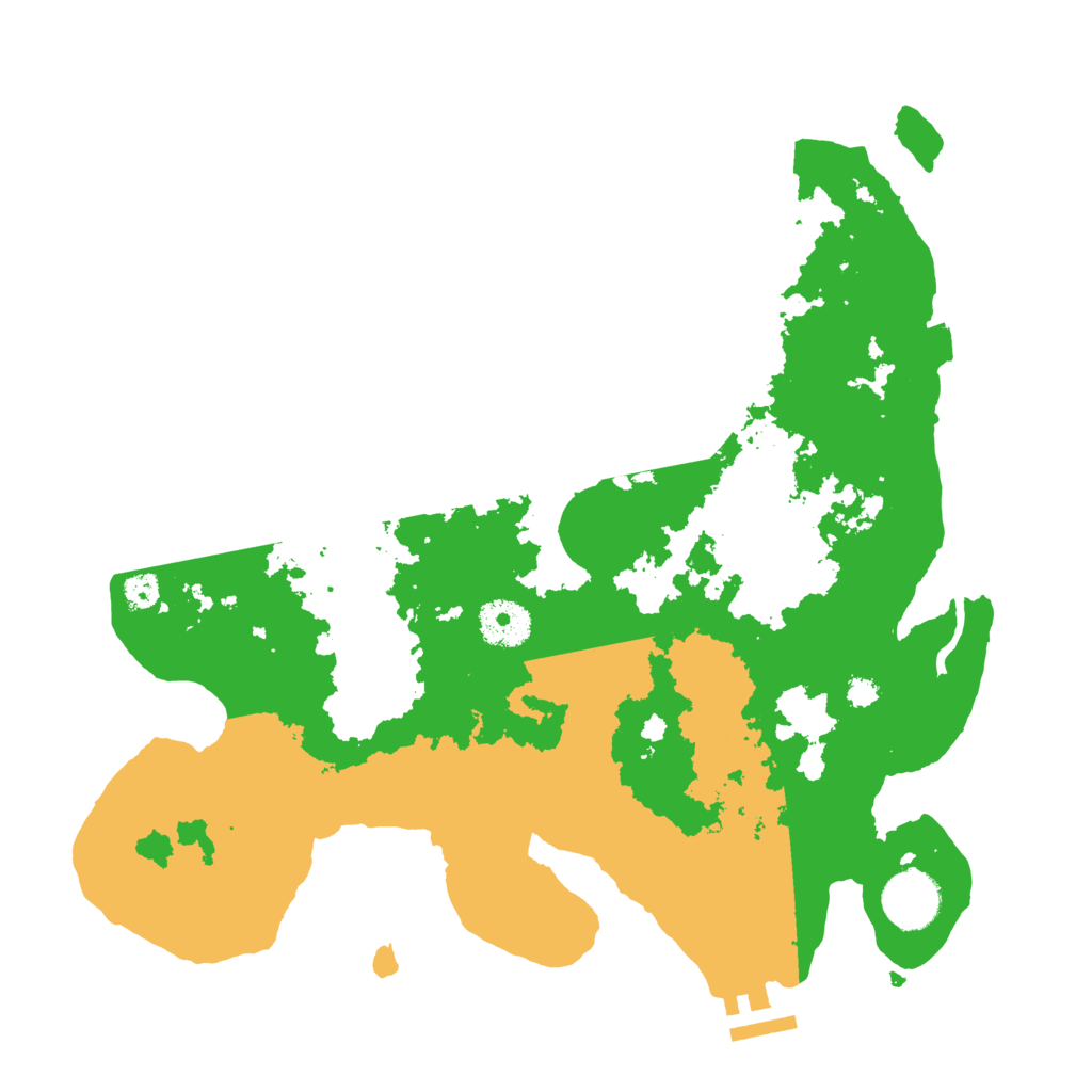 Biome Rust Map: Procedural Map, Size: 3300, Seed: 1645