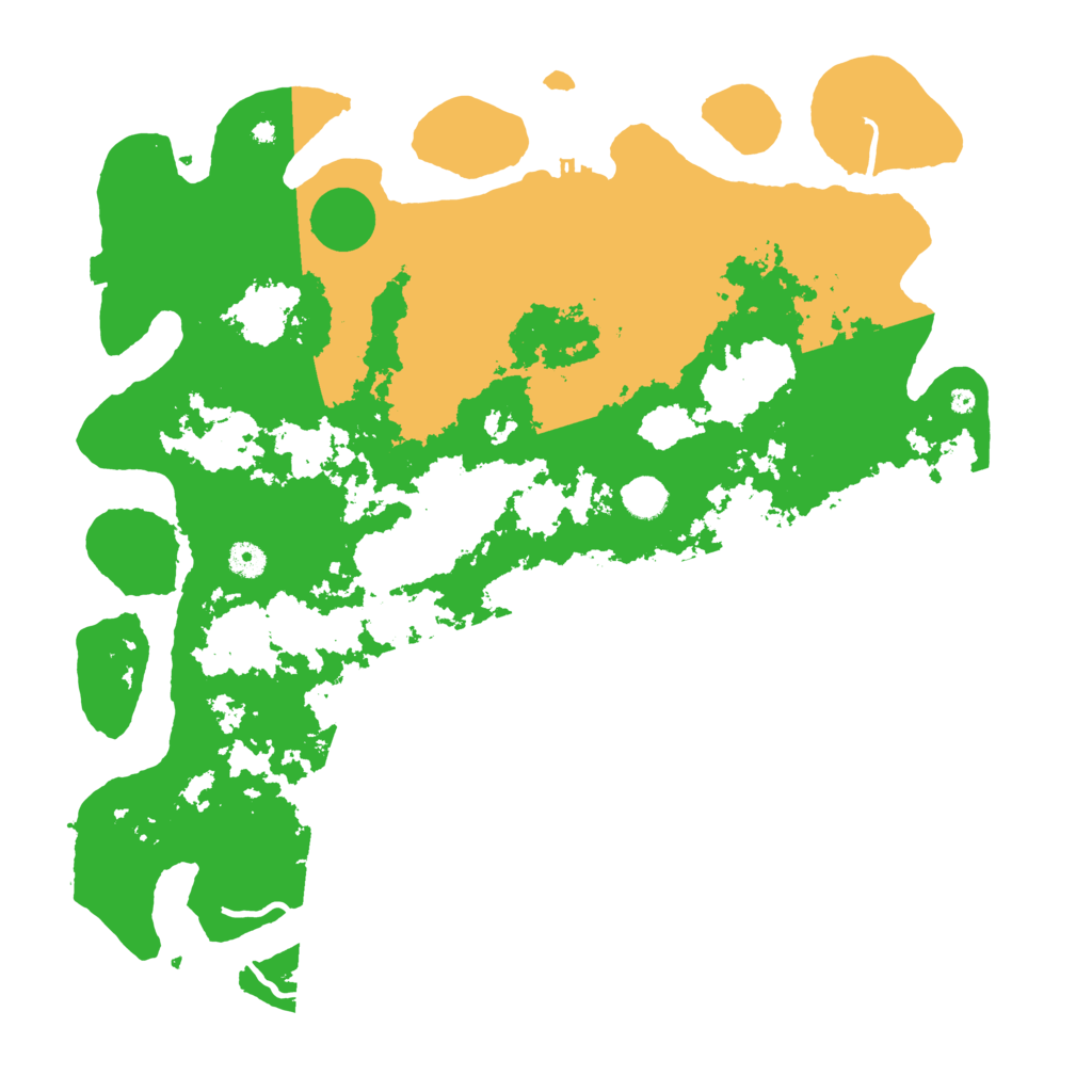 Biome Rust Map: Procedural Map, Size: 4500, Seed: 662348