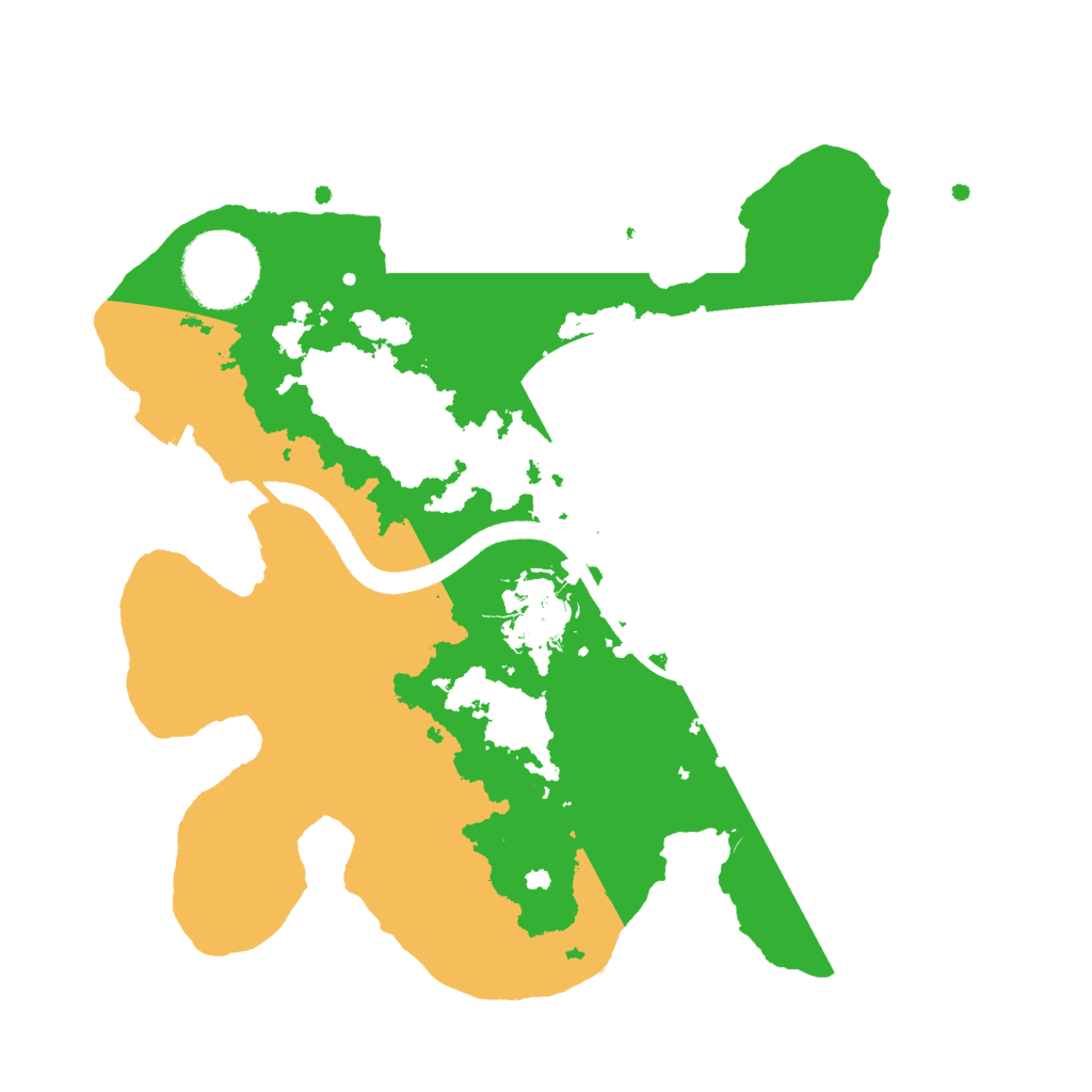 Biome Rust Map: Procedural Map, Size: 2500, Seed: 42044209