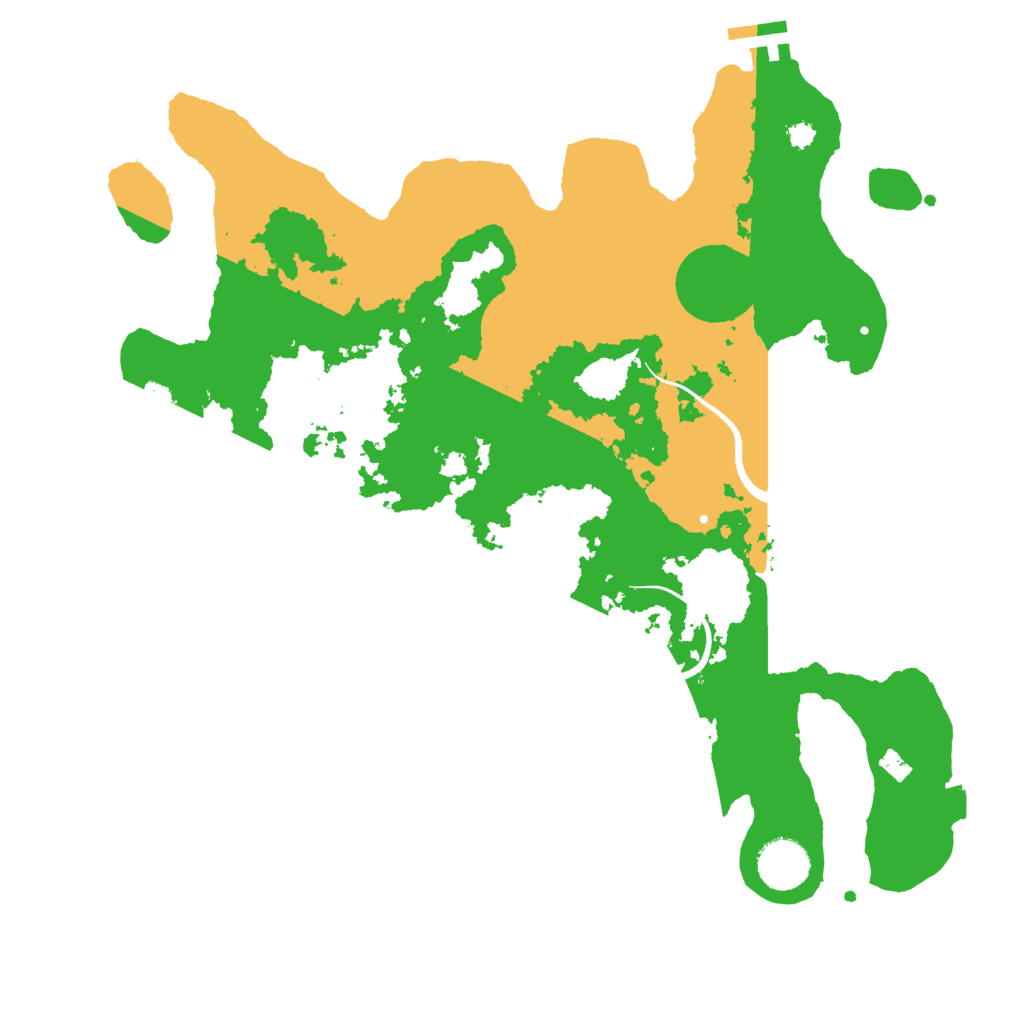 Biome Rust Map: Procedural Map, Size: 3500, Seed: 1924480600